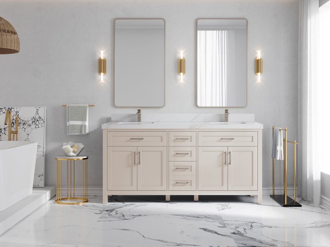 Cambridge 72 in. W x 22 in. D Double Sink Bathroom Vanity