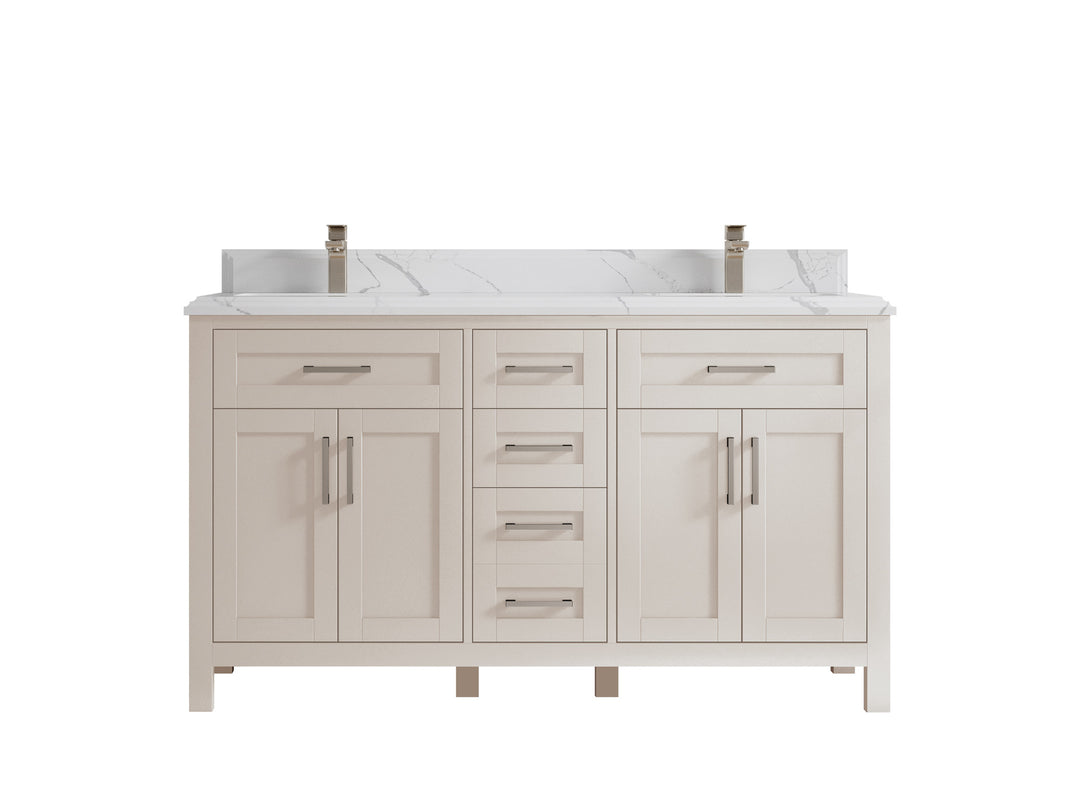 Cambridge 60 in. W x 22 in. D Double Sink Bathroom Vanity