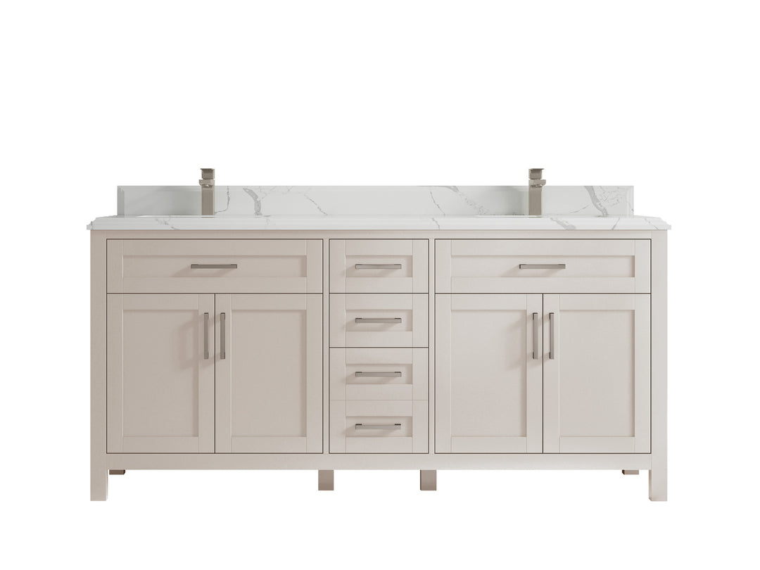 Cambridge 72 in. W x 22 in. D Double Sink Bathroom Vanity