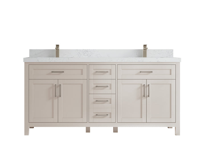 Cambridge 72 in. W x 22 in. D Double Sink Bathroom Vanity - photo 47