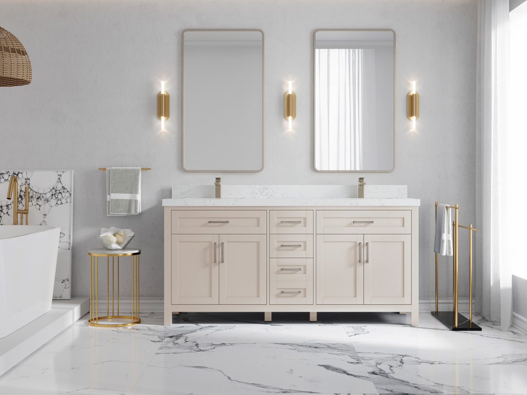 Cambridge 72 in. W x 22 in. D Double Sink Bathroom Vanity