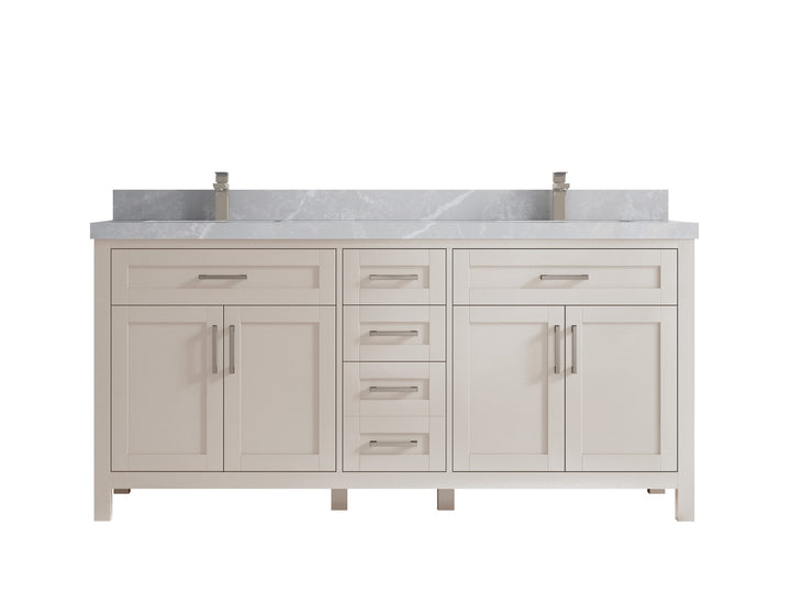 Cambridge 72 in. W x 22 in. D Double Sink Bathroom Vanity - photo 13