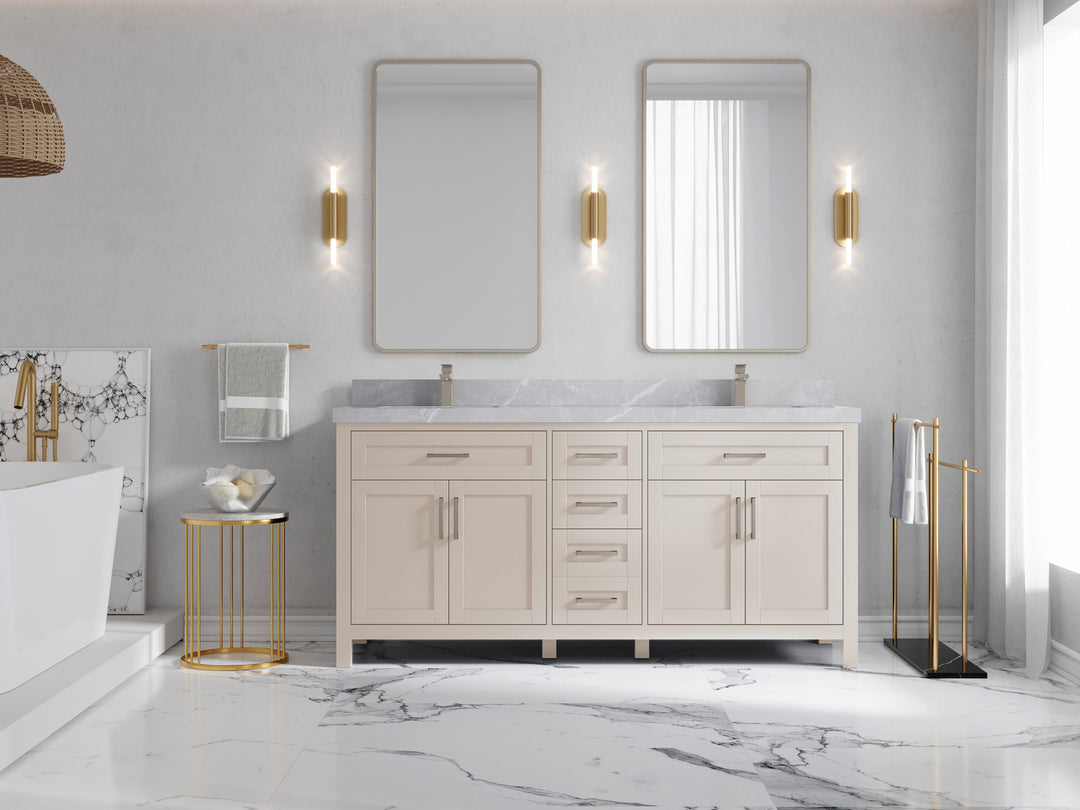Cambridge 72 in. W x 22 in. D Double Sink Bathroom Vanity