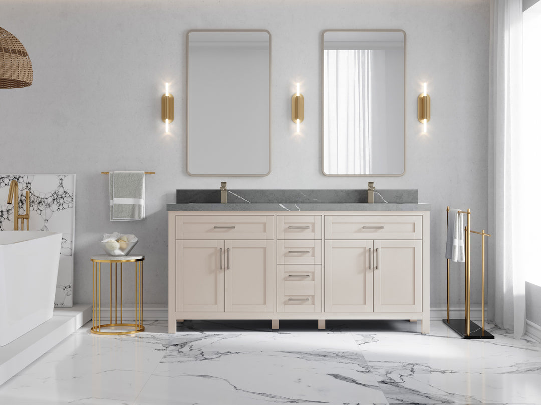 Cambridge 72 in. W x 22 in. D Double Sink Bathroom Vanity