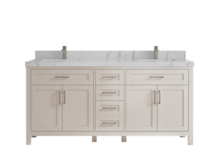 Cambridge 72 in. W x 22 in. D Double Sink Bathroom Vanity - photo 23