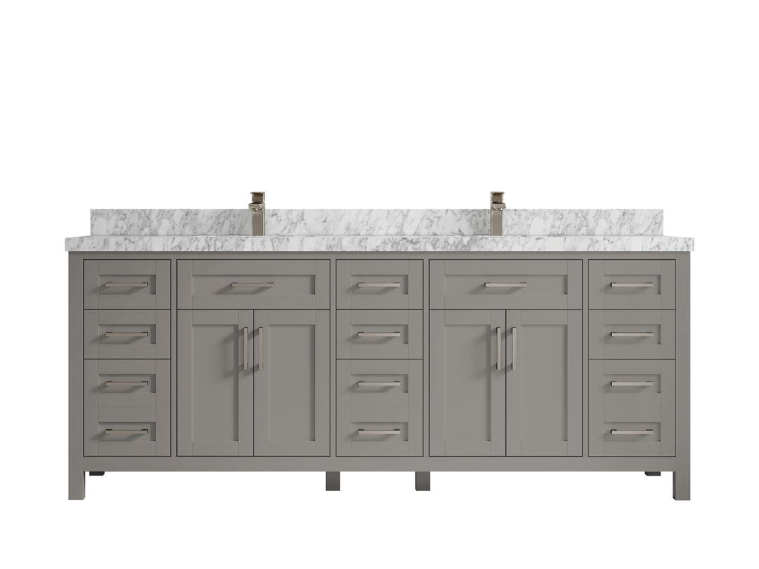Cambridge 84 in. W x 22 in. D Double Sink Bathroom Vanity