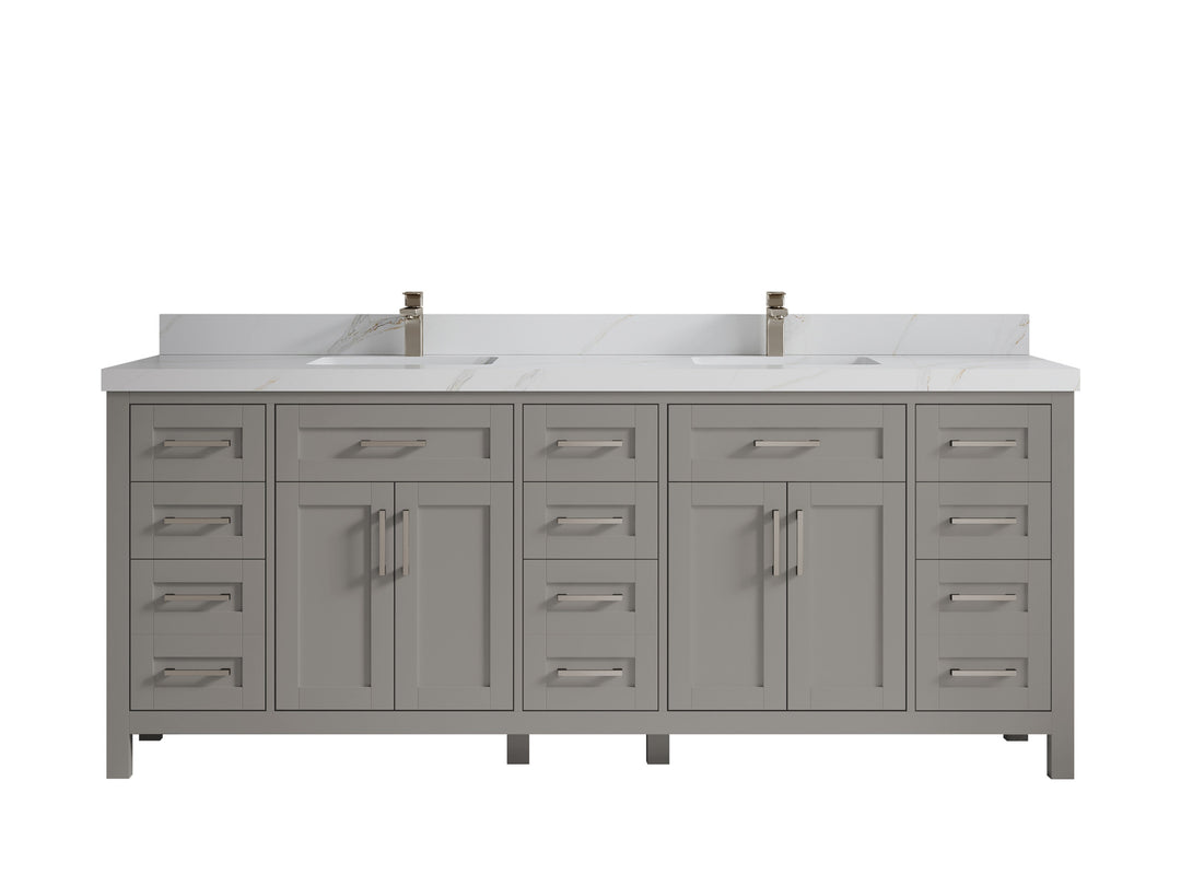 Cambridge 84 in. W x 22 in. D Double Sink Bathroom Vanity