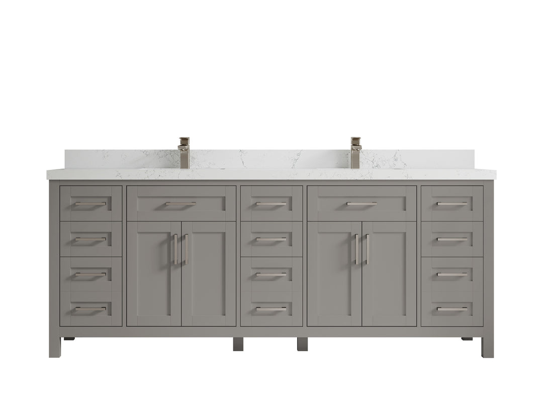 Cambridge 84 in. W x 22 in. D Double Sink Bathroom Vanity