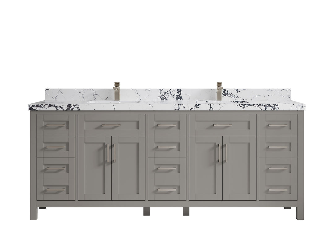 Cambridge 84 in. W x 22 in. D Double Sink Bathroom Vanity