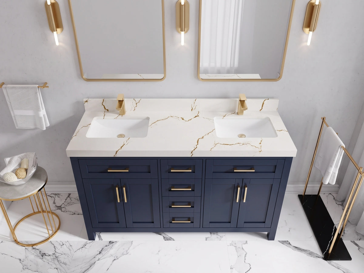 Cambridge 60 in. W x 22 in. D Double Sink Bathroom Vanity