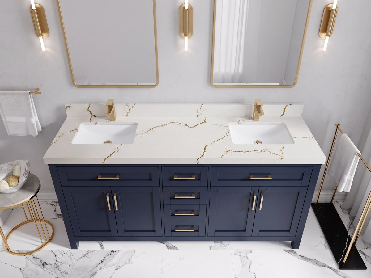 Cambridge 72 in. W x 22 in. D Double Sink Bathroom Vanity