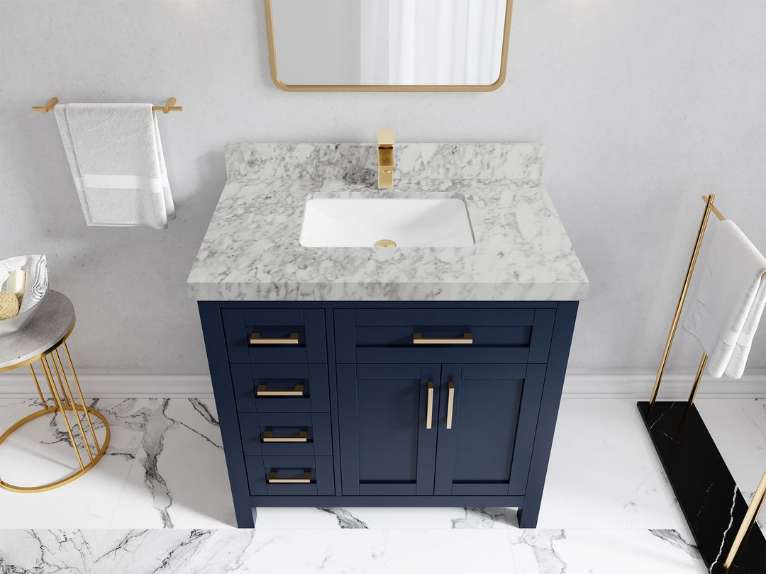 Cambridge 36 in. W x 22 in. D Single Center Sink Bathroom vanity