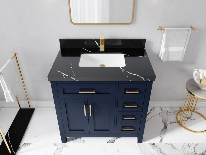 Cambridge 36 in. W x 22 in. D Single Center Sink Bathroom Vanity - photo 47