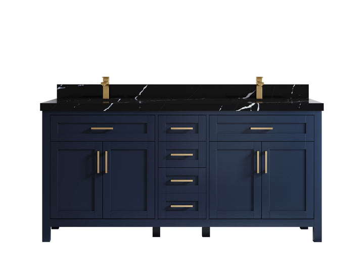 Cambridge 72 in. W x 22 in. D Double Sink Bathroom Vanity - photo 41