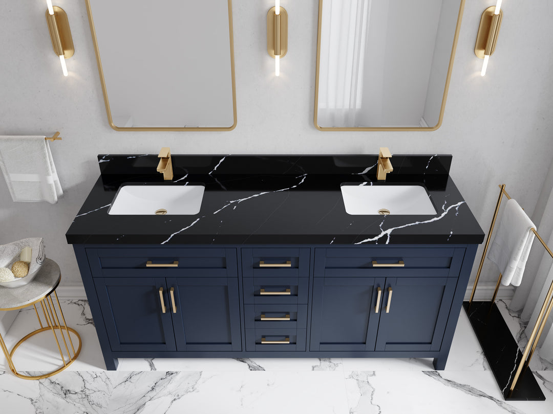 Cambridge 72 in. W x 22 in. D Double Sink Bathroom Vanity