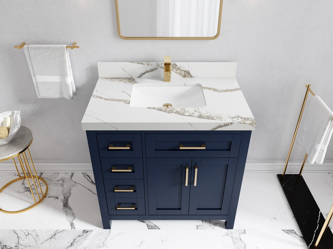 Cambridge 36 in. W x 22 in. D Single Center Sink Bathroom vanity