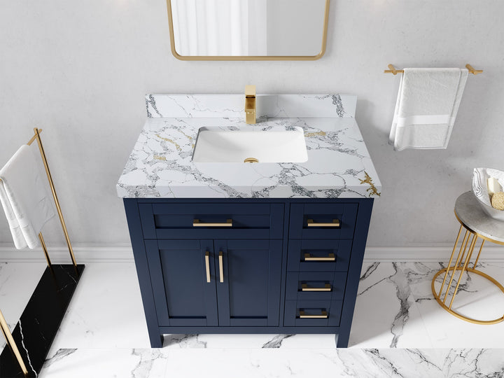 Cambridge 36 in. W x 22 in. D Single Center Sink Bathroom Vanity - photo 17