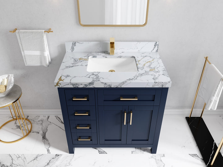 Cambridge 36 in. W x 22 in. D Single Center Sink Bathroom vanity - photo 25