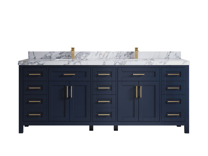 Cambridge 84 in. W x 22 in. D Double Sink Bathroom Vanity - photo 19