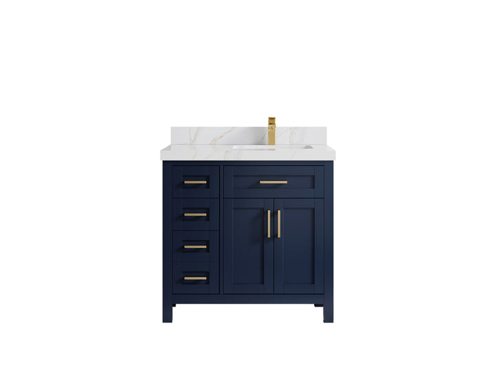 Cambridge 36 in. W x 22 in. D Right Offset Sink Bathroom Vanity - photo 19