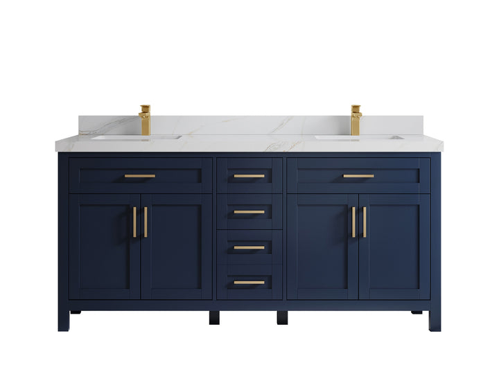 Cambridge 72 in. W x 22 in. D Double Sink Bathroom Vanity - photo 13