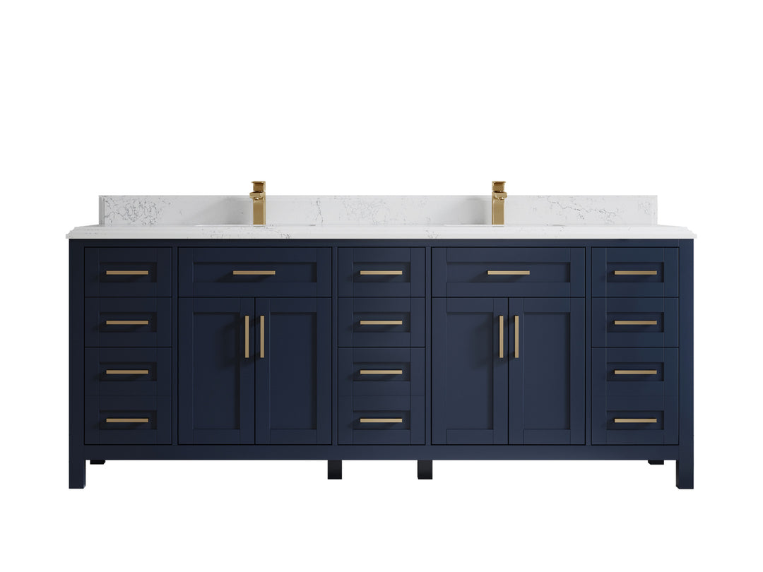 Cambridge 84 in. W x 22 in. D Double Sink Bathroom Vanity