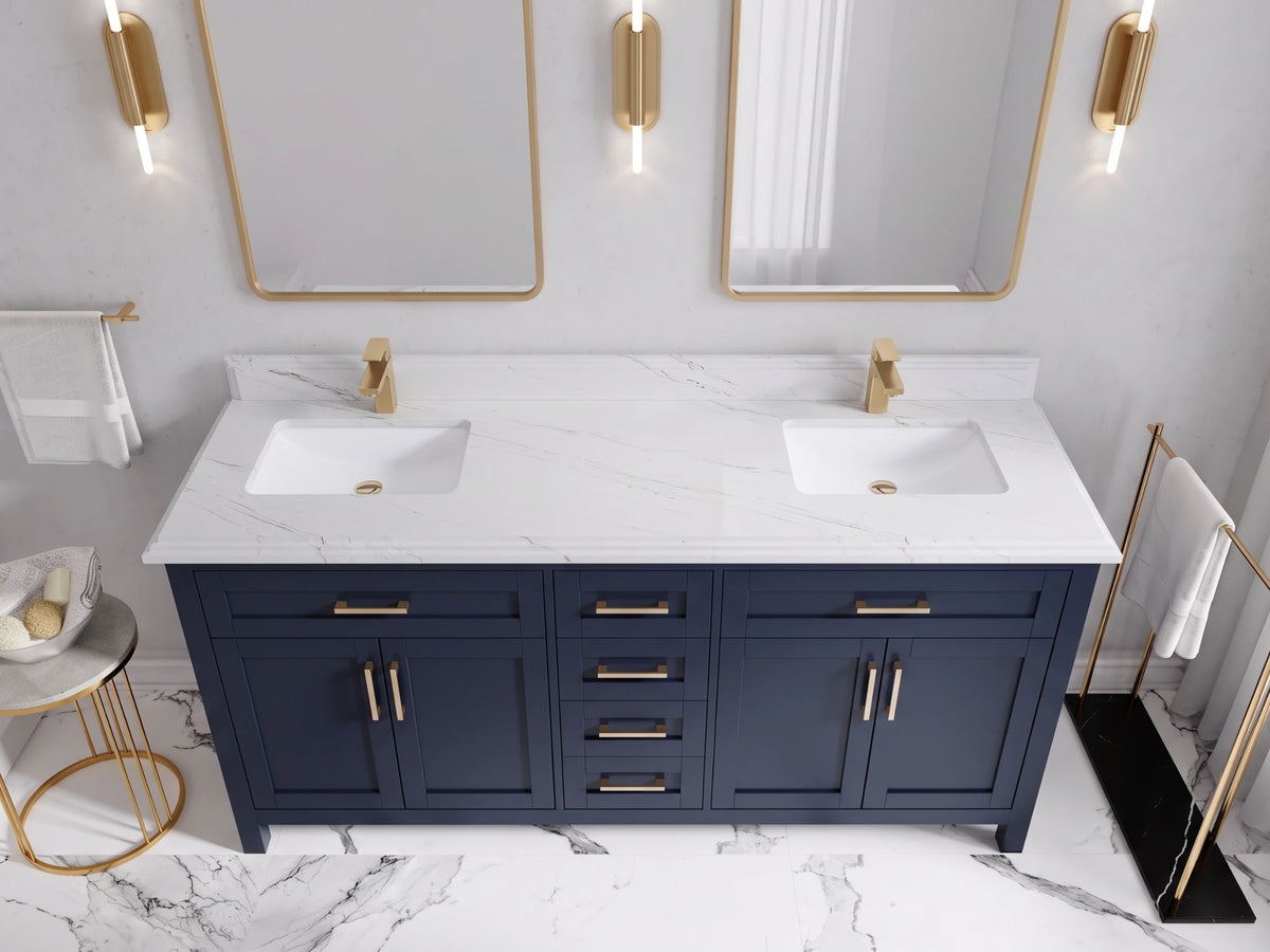 Cambridge 72 in. W x 22 in. D Double Sink Bathroom Vanity