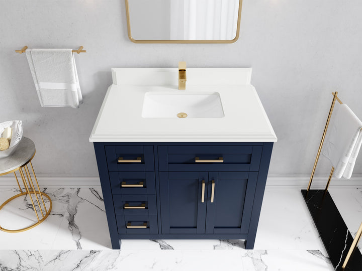 Cambridge 36 in. W x 22 in. D Single Center Sink Bathroom vanity - photo 37