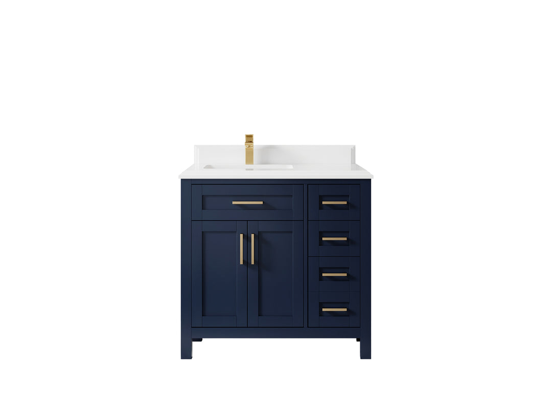 Cambridge 36 in. W x 22 in. D Left Offset Sink Bathroom Vanity
