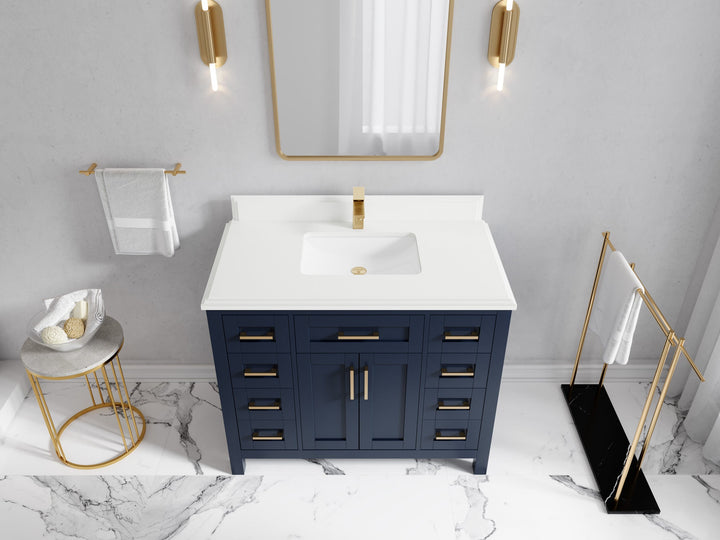 Cambridge 42 in. W x 22 in. D Single Sink Bathroom Vanity - photo 32