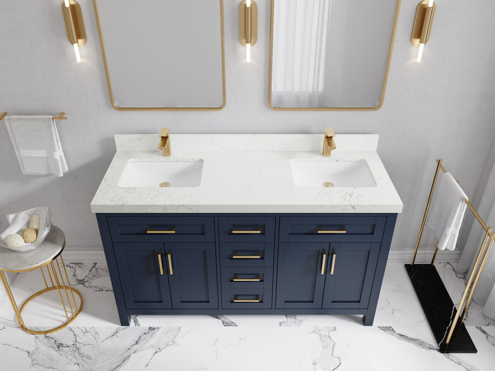 Cambridge 60 in. W x 22 in. D Double Sink Bathroom Vanity - photo 31