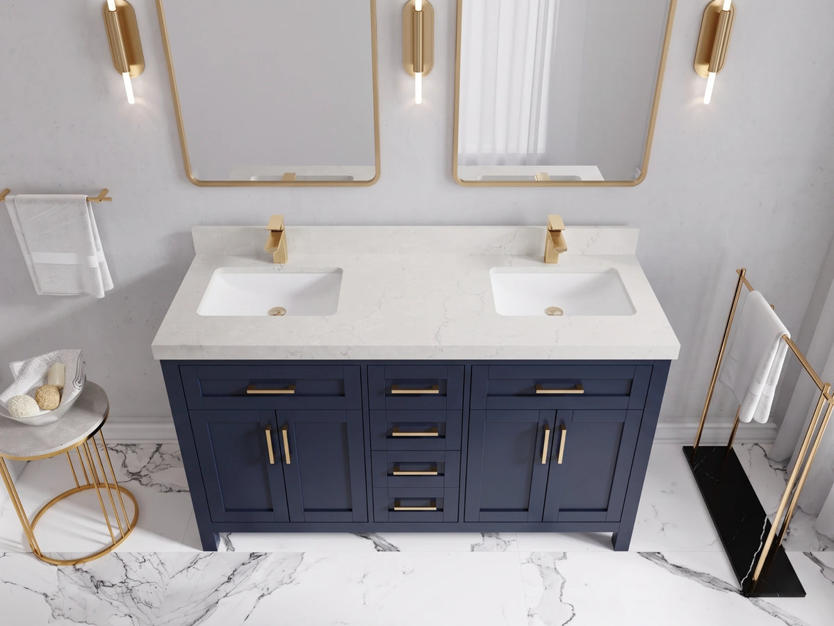 Cambridge 60 in. W x 22 in. D Double Sink Bathroom Vanity