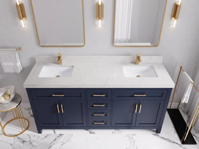 Cambridge 72 in. W x 22 in. D Double Sink Bathroom Vanity