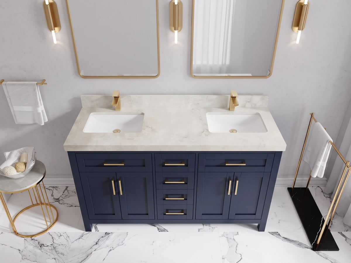 Cambridge 60 in. W x 22 in. D Double Sink Bathroom Vanity