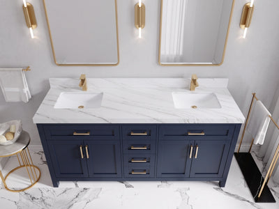 Cambridge 72 in. W x 22 in. D Double Sink Bathroom Vanity