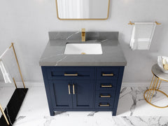 Cambridge 36 in. W x 22 in. D Single Center Sink Bathroom Vanity - photo 29