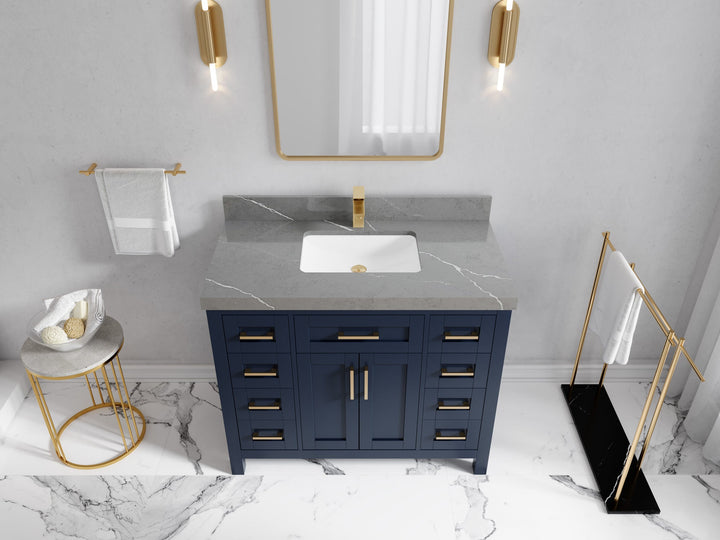 Cambridge 42 in. W x 22 in. D Single Sink Bathroom Vanity - photo 38