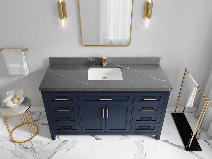 Cambridge 60 in. W x 22 in. D Single Sink Bathroom Vanity - photo 42