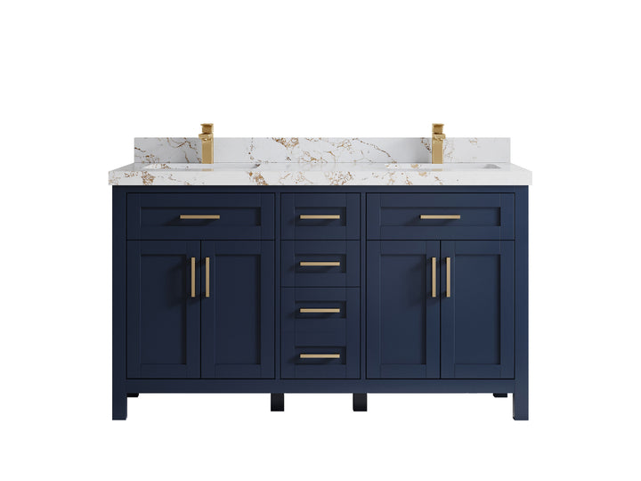 Cambridge 60 in. W x 22 in. D Double Sink Bathroom Vanity - photo 40