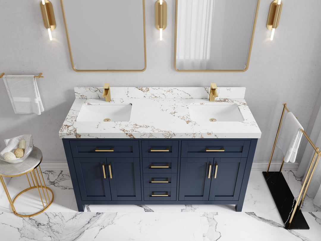 Cambridge 60 in. W x 22 in. D Double Sink Bathroom Vanity