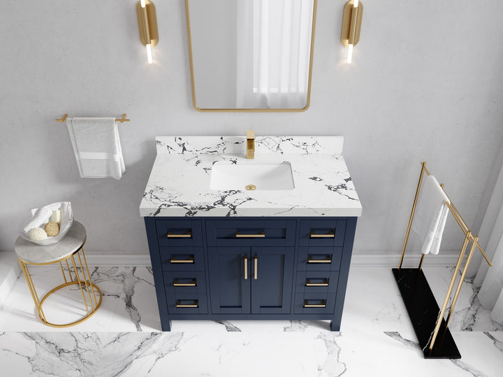 Cambridge 42 in. W x 22 in. D Single Sink Bathroom Vanity - photo 42