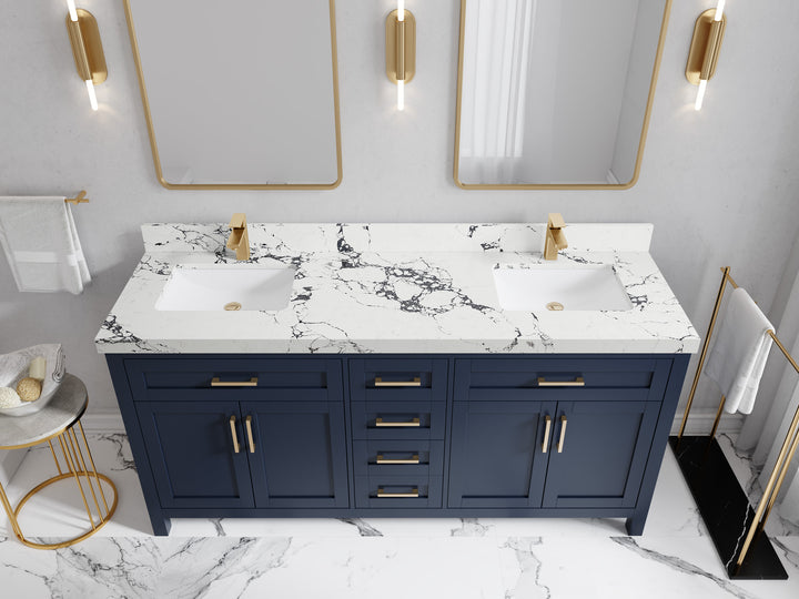 Cambridge 72 in. W x 22 in. D Double Sink Bathroom Vanity - photo 34