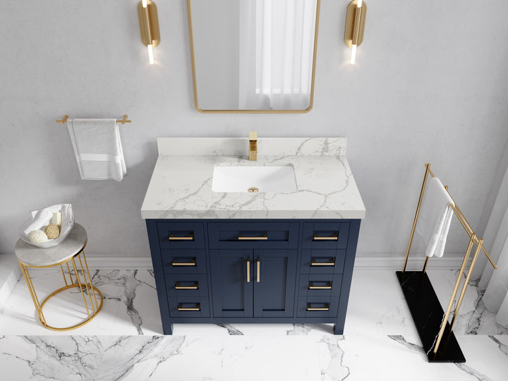 Cambridge 42 in. W x 22 in. D Single Sink Bathroom Vanity - photo 46