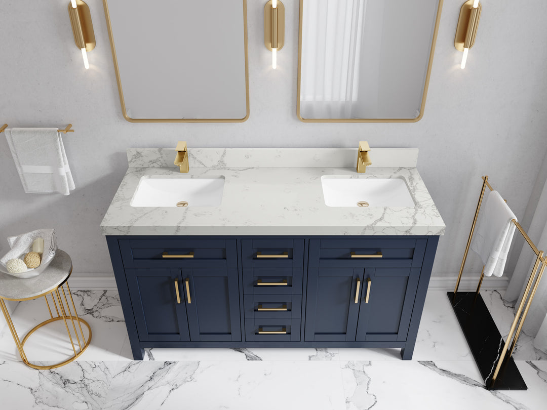 Cambridge 60 in. W x 22 in. D Double Sink Bathroom Vanity