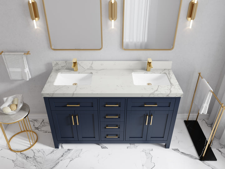 Cambridge 60 in. W x 22 in. D Double Sink Bathroom Vanity - photo 43
