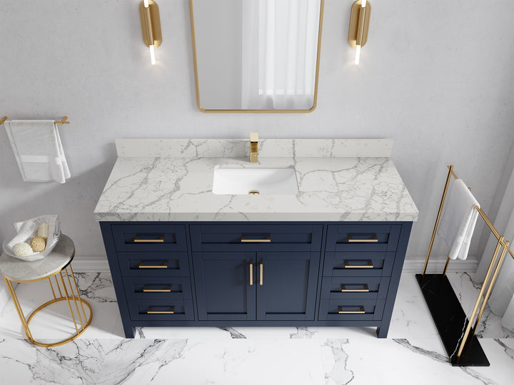 Cambridge 60 in. W x 22 in. D Single Sink Bathroom Vanity - photo 12