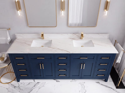 Cambridge 84 in. W x 22 in. D Double Sink Bathroom Vanity