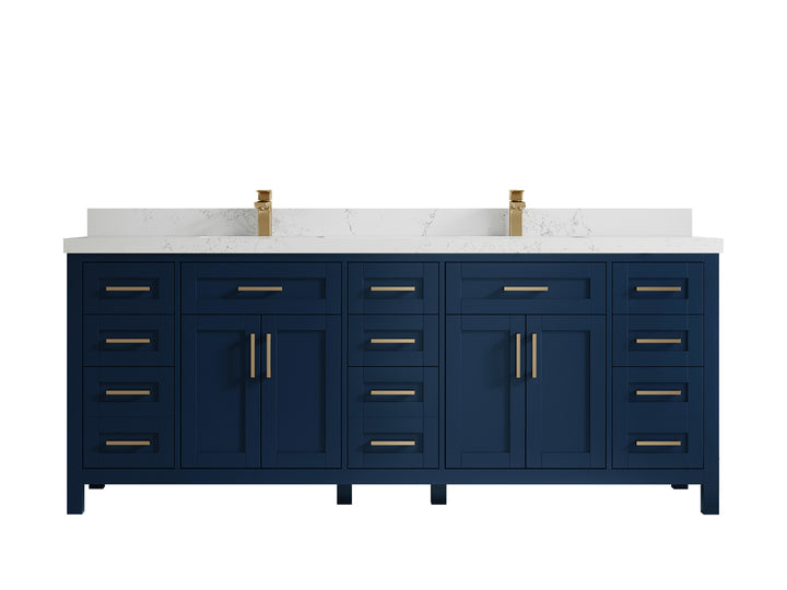Cambridge 84 in. W x 22 in. D Double Sink Bathroom Vanity - photo 31