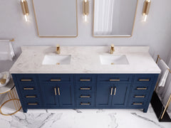 Cambridge 84 in. W x 22 in. D Double Sink Bathroom Vanity - photo 47