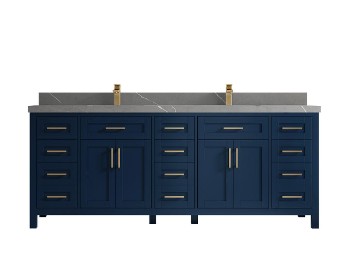Cambridge 84 in. W x 22 in. D Double Sink Bathroom Vanity - photo 35